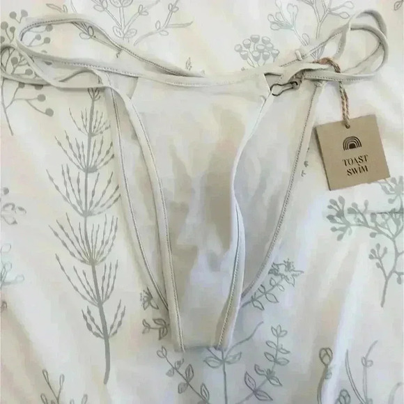 Toast Swim Signature Open Side Bikini Bottom - Lunar Rock - XS - NWT - Picture 3 of 5